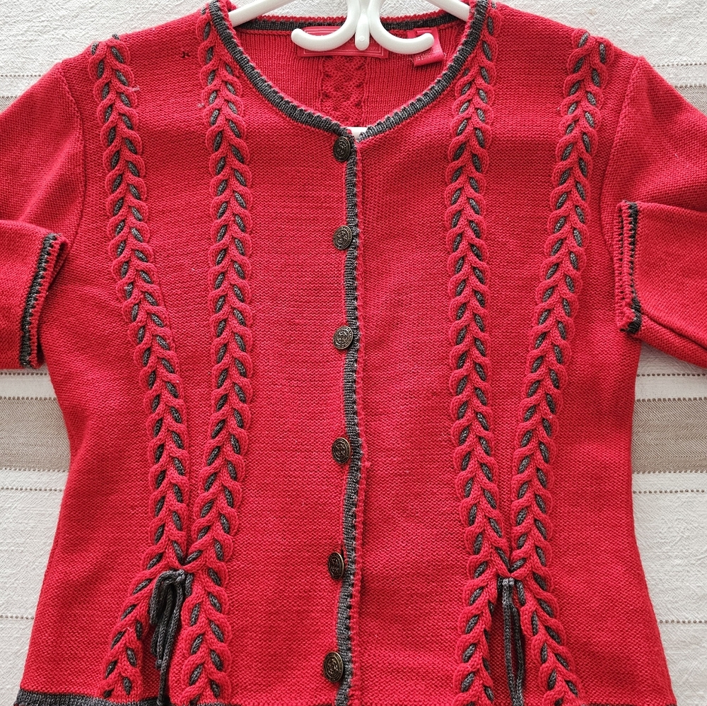 Alain Manoukian button up sweater